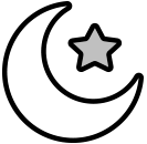 overnight boarding icon